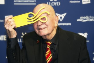 Lutz Mackensy - Award winner The Voice, DEUTSCHER SCHAUSPIELPREIS 2025, Red Carpet at PULLMAN