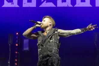 Johannes Johnny Stecker, Singer, Soulbound, Metal Band, D, live at Columbiahalle Berlin on 10