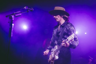 Singer Justin Hawkins from The Darkness live on Dreams On Toast Tour at Metropol Berlin on 10