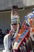 Detroit, Michigan USA - 13 October 2025 - On Indigenous People's Day, Native American tribes held a
