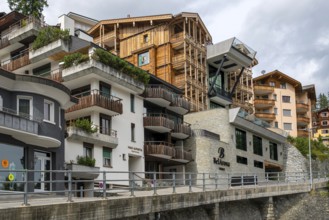 Apartment blocks, Arosa, Graubünden, Switzerland