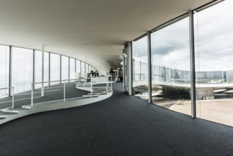Interior view, Rolex Learning Centre, École polytechnique fédérale de Lausanne, EPFL, Lausanne,