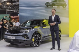 Opel CEO Florian Huettl. Opel presented the Opel Corsa GSE Vision Gran Turismo as a world premiere