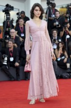 Venice, Italy - 2 September 2025: Guest during the red carpet of - A house of Dynamite - during the