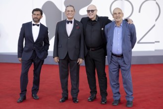 Venice, Italy - 3 September 2025: Vincenzo Pirrotta, Federico Pacifici during the Red Carpet of -