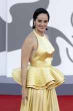 Venice, Italy - 3 September 2025: Noemie Merlant during the red carpet of - Duse - during the 82nd