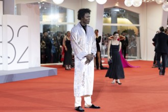 Venice, Italy - 3 September 2025: Benjamin Clementine during the red carpet of - Cartier Glory To