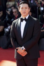 Venice, Italy - 3 September 2025: Teo Yoo during the red carpet of - The Voice Of Hind Rajab -