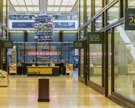 Interior design commercial property, partially vacant Shopping Quartier 205 in Friedrichstrasse and