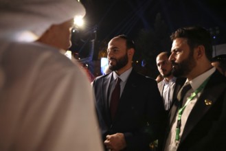 Aleppo Governor Azzam Gharib took part in the Damascus Citadel ceremony where President Ahmed