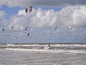 California kitesurfing Masters 2025 on the edge of the UNESCO World Heritage Wadden Sea, North Sea,
