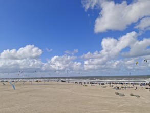 California kitesurfing Masters 2025 at the edge of the UNESCO World Heritage Wadden Sea, North Sea,