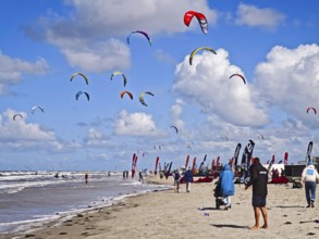 California kitesurfing Masters 2025, kitesurfing on the North Sea beach on the edge of the UNESCO