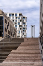 Stairs to San-Francisco-Straße at Westfield Shopping Centre, Hamburg, Germany