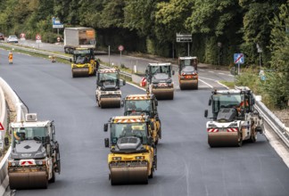 Rehabilitation of the A52 motorway near Essen, an 8 km long section between the Essen-Kettwig