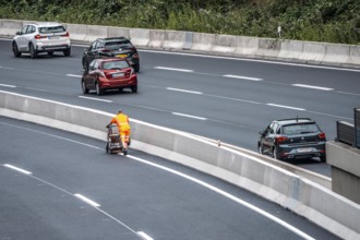 Rehabilitation of the A52 motorway near Essen, an 8 km long section between the Essen-Kettwig