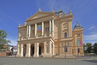 Baroque State Theatre, Old Garden, Schwerin, Mecklenburg-Vorpommern, Germany