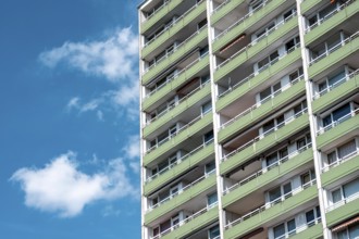 Residential tower block, in Essen-Steele, tallest residential building in the city, over 130 flats