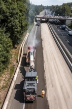 Rehabilitation of the A52 motorway near Essen, an 8 km long section between the Essen-Kettwig