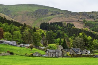 Farms in Lake District National Park, Cumbria, England, United Kingdom