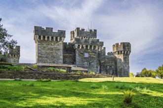 Wray Castle, Lake Windermere, Ambleside, Lake District, Cumbria, England, United Kingdom