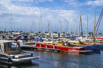 Marina and Beach in Arcachon, Gironde, France