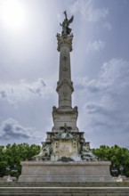 Fontaine du Char du Triomphe de la Concorde, Place des Quinconces, Bordeaux, Gironde,
