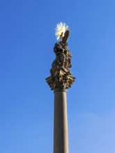 Plague column commemorating the victims of the plague column at the beginning of the 18th century,