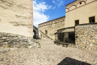 Barbara Palace and rotunda inside Trencín Castle, Capital of Culture 2026, Trencín, Slovakia