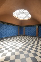 Renovated prayer room of the Jewish community in the Neolog Synagogue converted into a cultural