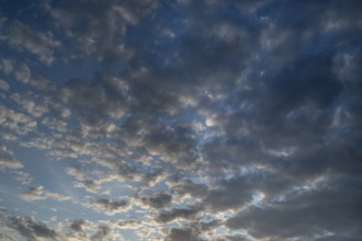 Rain clouds (Nimbostratus), Bavaria, Germany