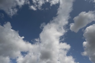 Cluster clouds (cumulus), Bavaria, Germany