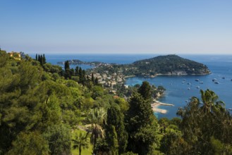 Panorama, Saint-Jean-Cap-Ferrat, Cap Ferrat, Alpes Maritimes, Provence Alpes Cote d'Azur, French