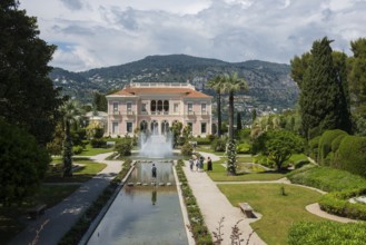 Renaissance-style villa and park, Villa Ephrussi de Rothschild, Saint-Jean-Cap-Ferrat, Cap Ferrat,