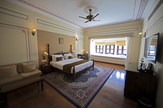 Luxurious room at The Tigress Ramthambore, Sawai Madhopur, Rajasthan, India