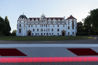 Celle Castle, twilight, Celle, Lower Saxony, Germany