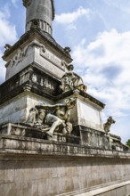 Fontaine du Char du Triomphe de la Concorde, Place des Quinconces, Bordeaux, Gironde,