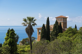 Botanical Garden, Giardino Hanbury, La Mortola, near Ventimiglia, Riviera dei Fiori, Liguria, Italy
