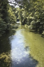 Mangfall near Bruckmühl, district of Miesbach, Upper Bavaria, Bavaria, Germany