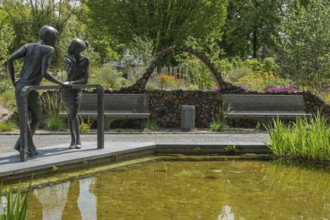 District educational garden, Burgsteinfurt, Münsterland, North Rhine-Westphalia, Germany