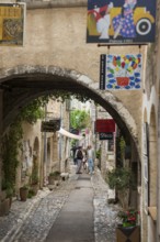 Picturesque mountain village, St. Paul de Vence, Provence Alpes Côte d'Azur, South of France,