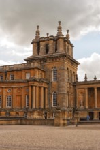 Blenheim Palace, the largest non-royal aristocratic residence in Great Britain, built by Queen Anne
