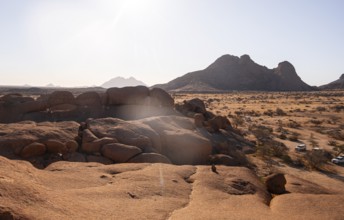 Rock formation, Pontok Mountains, Great Spitzkoppe, Spitzkoppe, Great Spitzkoppe Nature Reserve,