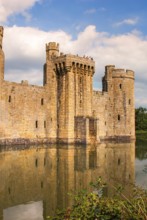 Bodiam Castle is located in East Sussex near the River Rother. It has long been one of England's