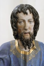 Figure of Christ, detail of the palm donkey, around 1490, St John's parish church, Biberacher Str.