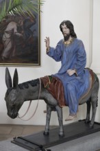 Palmesel, around 1490, St John's parish church, Biberacher Str. 6, Ummendorf, Biberach district,