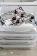 10 litre water bag, for storing drinking water at home, as an emergency reserve in the event of a