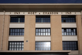 Company headquarters, head office, headquarters of the champagne brand Moët & Chandon, part of the