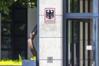 Federal Public Prosecutor General at the Federal Court of Justice in Karlsruhe. Office sign with