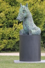 Sculpture Moondog by Thomas Schütte 2024, Blickachsen 14, homage to US-American composer Louis